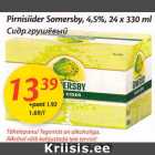 Allahindlus - Pirnisiider Somersby, 4,5%, 24x330 ml