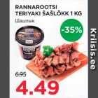RANNAROOTSI TERIYAKI ŠAŠLÕKK 1 KG