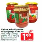Allahindlus - Kodune letšo või paprika
köögiviljadega Marke No1

