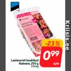 Кубики колбасы Laste
Rakvere, 250 г