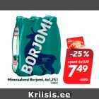 Allahindlus - Mineraalvesi Borjomi, 6x1,25 l