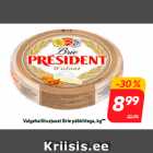 Valgehallitusjuust Brie pähklitega, kg**