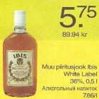 Allahindlus - Muu piiritusjook Ibis White Label