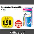 Allahindlus - Pesukaitse Discreet Air
60tk
