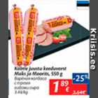 Allahindlus - Kolme juustu keeduvorst Maks ja Moorits, 550 g