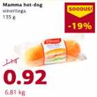 Allahindlus - Mamma hot-dog viineritega 135 g
