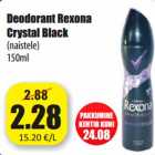 Allahindlus - Deodorant Rexona
Crystal Black