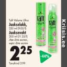 Juukselakk, 250 ml; Juuksevaht, 200 ml