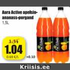 Allahindlus - Aura Active apelsin-ananass-porgand 1,5 l