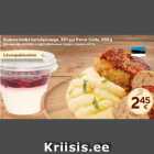 Kodune kotlet kartulipüreega, 330 g ja Panna Cotta, 200 g
