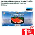 Jahutatud krabipulgad Kriskal, 300 g
