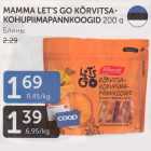 Allahindlus - MAMMA LET´S GO KÜRVITSA-KOHUPIIMAPANNKOOGID 200 g