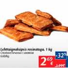 Lehttaignaküpsis rosinatega, 1 kg