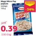 Mogyi Micro Pop
popkorn