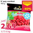 D´aucy vaarikad
400 g