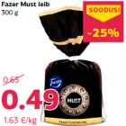 Allahindlus - Fazer Must leib
300 g