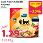 Valio Atleet Cheddar
riivjuust
200 g