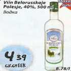 Alkohol - Viin Belorusskoje Polesje