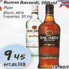 Alkohol - Rumm Bacardi