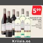 Austraalia GT vein
Jacob´s Creek,
 75 cl*