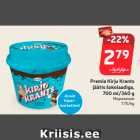 Allahindlus - Premia Kirju Krants
jäätis šokolaadiga,
700 ml/360 g
