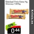 Allahindlus - Šokolaad Twix Extra 75 g