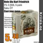 Allahindlus - Hele õlu Karl Friedrich 
