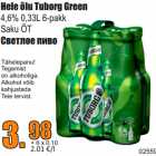 Allahindlus - Hele õlu Tuborg Green 