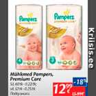 Mähkmed - Mähkmed Pampers, Premium Care