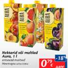 Nektarid või mahlad Aura, 1 l