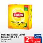 Must tee Yellaw Label, Lipton