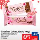 Allahindlus - Šokolaad Geisha, Fazer, 100 g