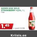 SIIDER KISS WILD
STRAWBERRY 4,5%, 1 L