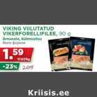 Allahindlus - VIKING VIILUTATUD
VIKERFORELLIFILEE, 90 g
õrnsoola, külmsuitsu