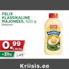 FELIX
KLASSIKALINE
MAJONEES, 420 g