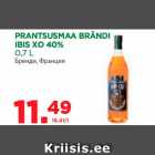 Allahindlus - PRANTSUSMAA BRÄNDI IBIS XO 40%
0,7 L