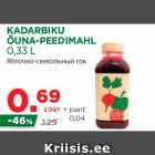 KADARBIKU
ÕUNA-PEEDIMAHL
0,33 L