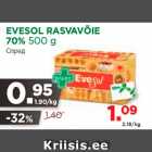 Allahindlus - EVESOL RASVAVÕIE
70% 500 g