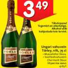 Ungari vahuvein
Törley, 11%, 75 cl