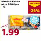 Allahindlus - Härmavili Kodune pärmi-lehttaigen 1 kg