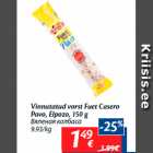 Vinnutatud vorst Fuet Casero
Pavo, Elpozo, 150 g
