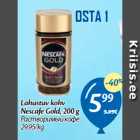 Lahustuv kohv
Nescafe Gold, 200 g
