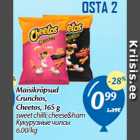 Maisikrõpsud
Crunchos,
Cheetos, 165 g

