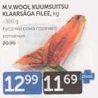 M.V.WOOL KUUMSUITSUITSU KLAARSÄGA FILEE, KG