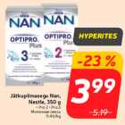 Allahindlus - Jätkupiimasegu Nan,
Nestle, 350 g

