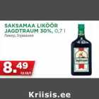 SAKSAMAA LIKÖÖR
JAGDTRAUM 30%, 0,7 l