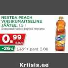 Allahindlus - NESTEA PEACH
VIRSIKUMAITSELINE
JÄÄTEE, 1,5 l