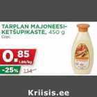 TARPLAN MAJONEESIKETŠUPIKASTE,
450 g