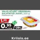 VALIO ATLEET ORIGINAAL
SULATATUD JUUST, 200 g