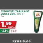SYNNOVE ITAALLANE
JUUST 26%, 150 g
